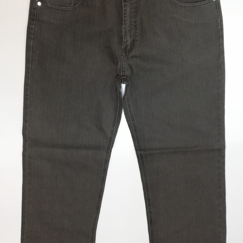 Spodnie jeansowe męskie zielone proste firmy Dalat s model DL-1120