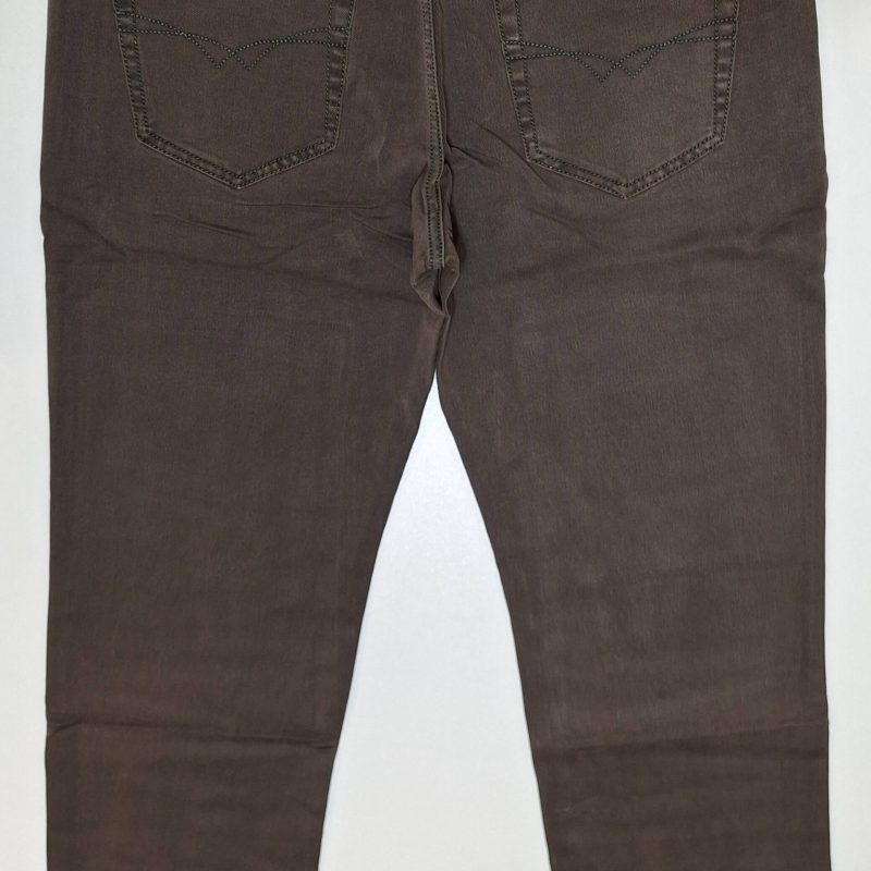 Spodnie męskie elastyczne kolor brunatny firma Savil Jeans model TA152-4