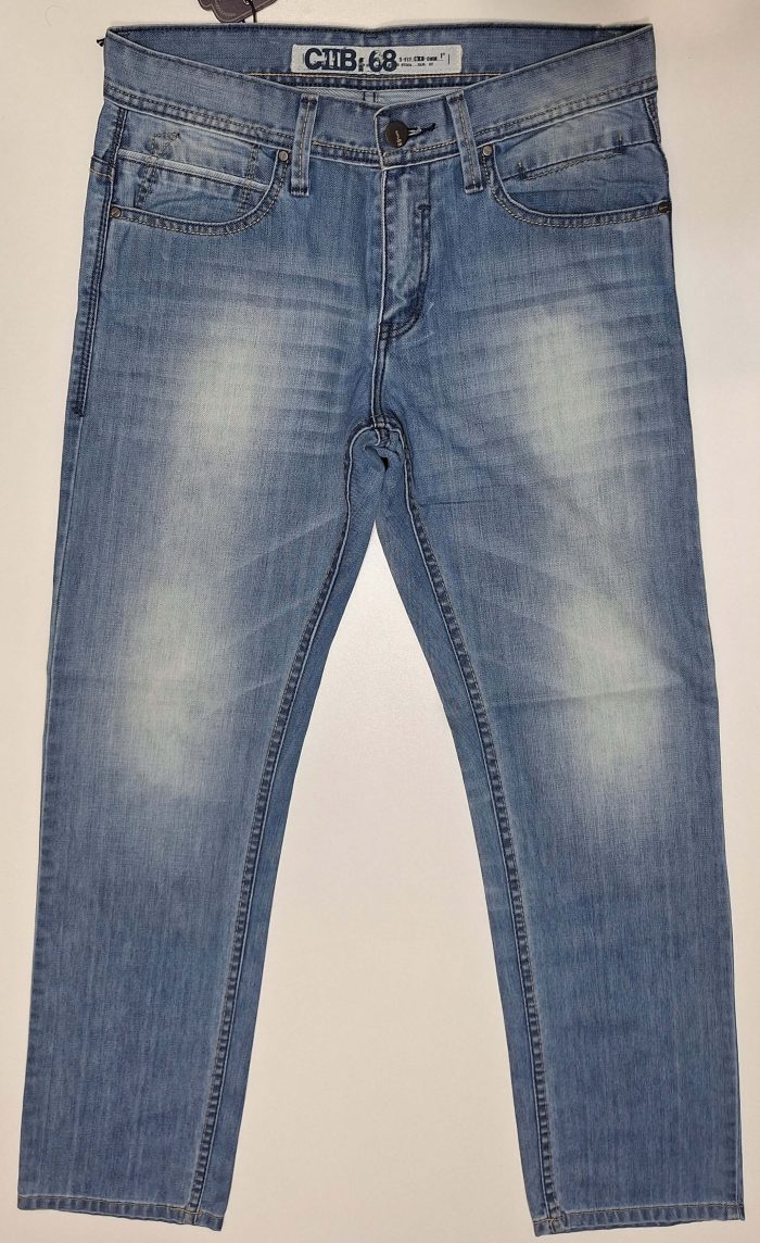 Jeansy męskie proste firma Carlo Bellucci Jeans model VT-6 - obrazek 2