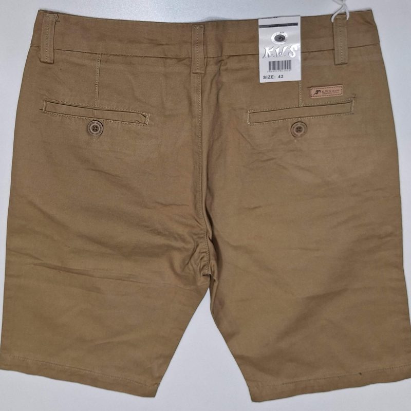 Spodenki męskie beżowe krótkie firma KWS KSG-373-2