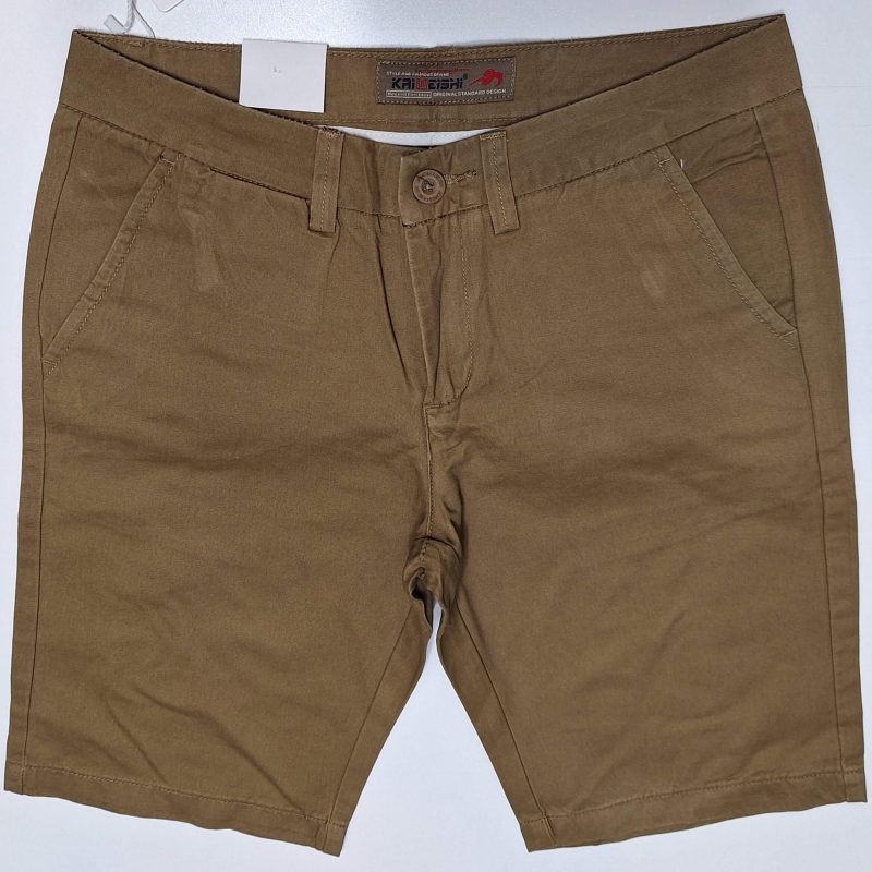 Spodenki męskie brązowe krótkie firma KWS KSG-373-5