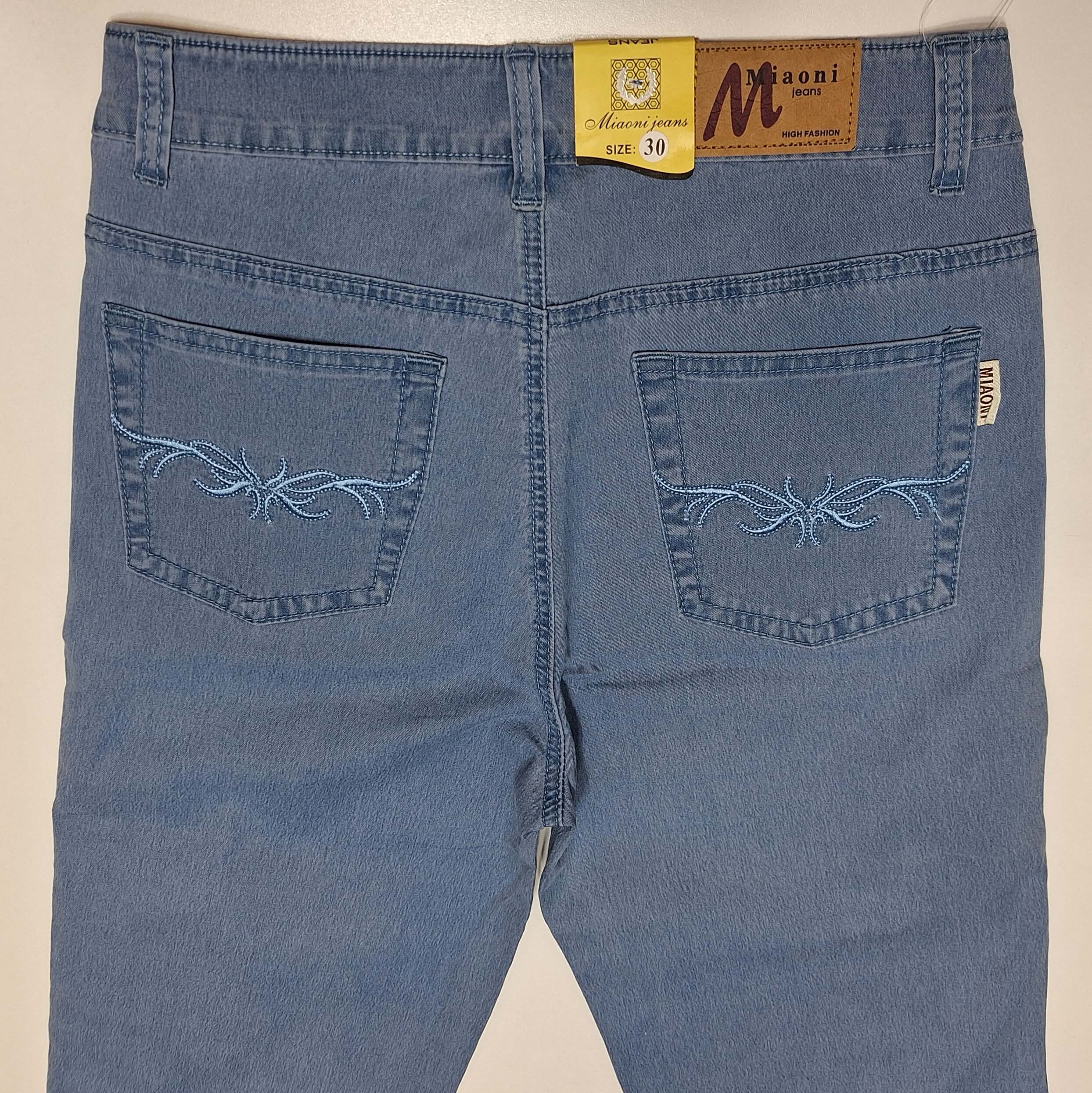 Spodenki jeansowe damskie krótkie firma Miaoni model B-8036 - obrazek 4