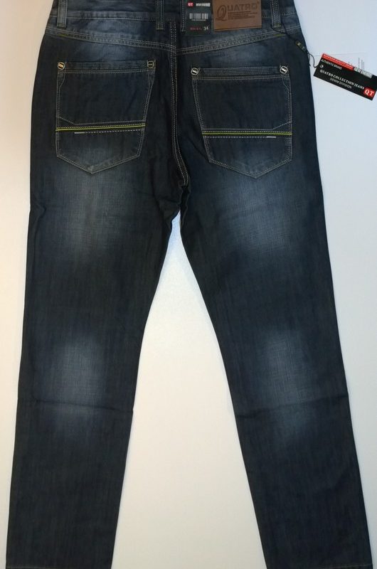 Jeansy męskie proste firma Qatro model QT-06