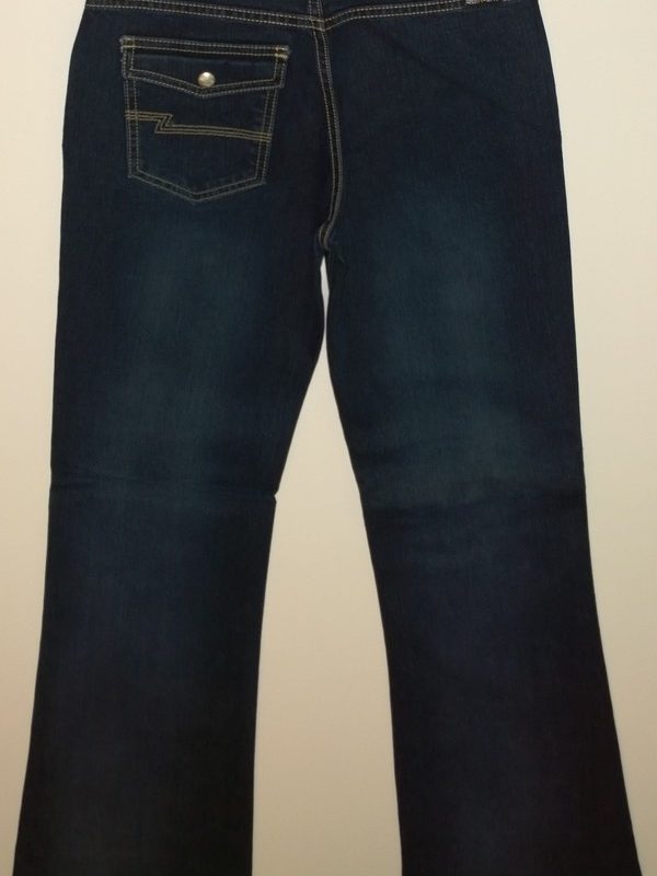 Jeansy damskie biodrówki rozszerzana nogawka firma Reactive model 797-A