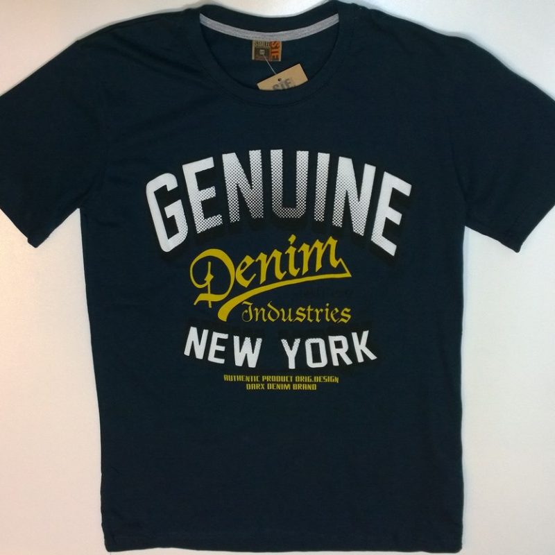 T shirt granatowy z nadrukiem firma Starlee model 2448 GR