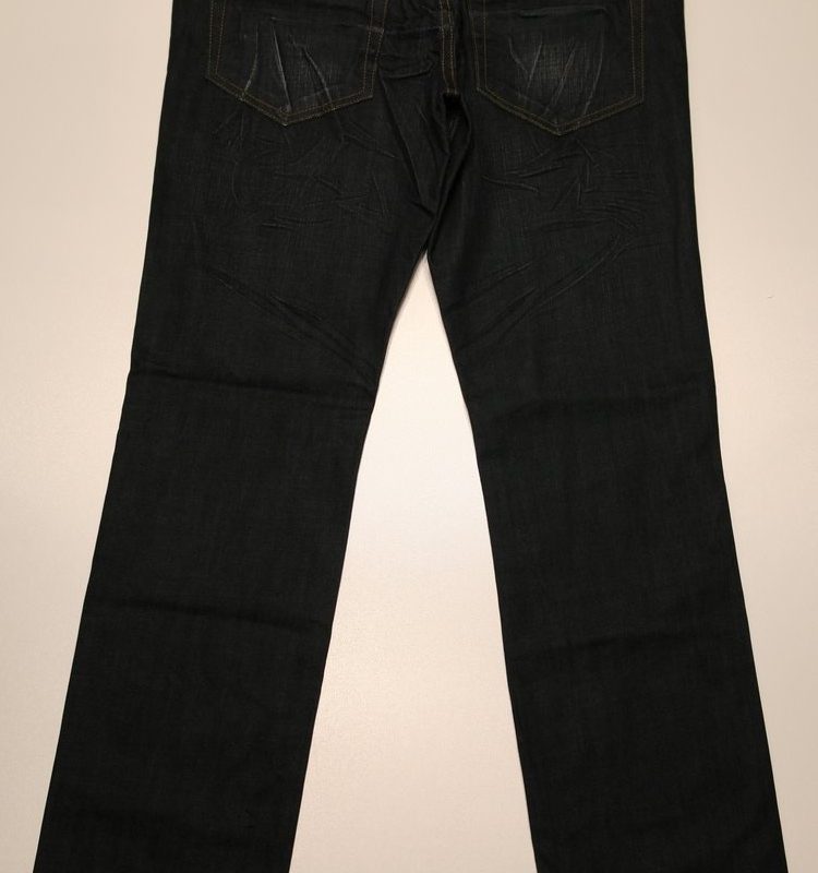 Jeansy męskie granatowe przecierane firma Take model ND19