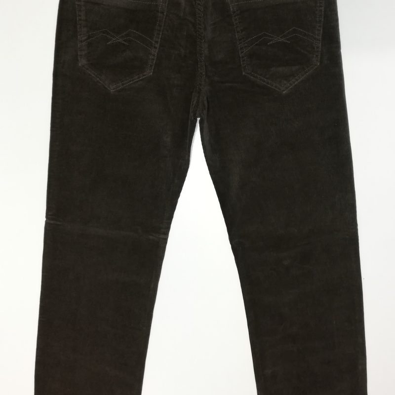 Spodnie sztruksowe zielone firma MD.P Jeans model MX2237