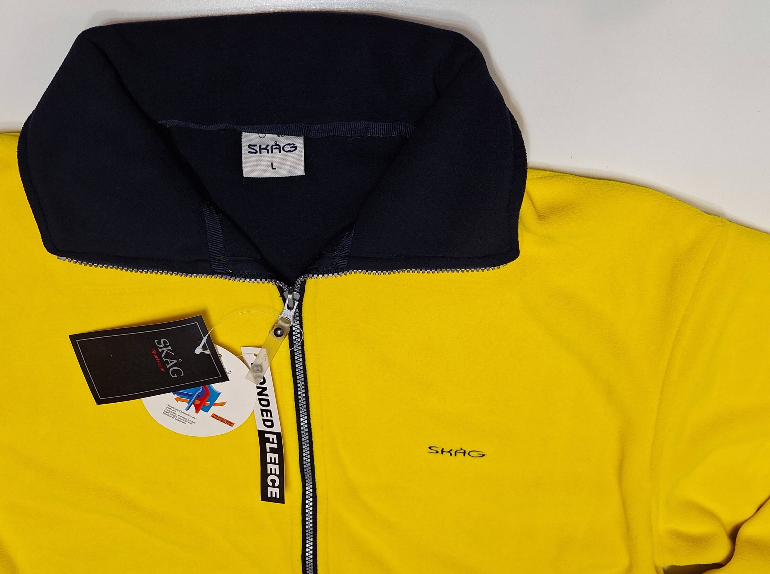 Bluza polar rozpinana żółta firmy Skag model 8087043 KZ - obrazek 3