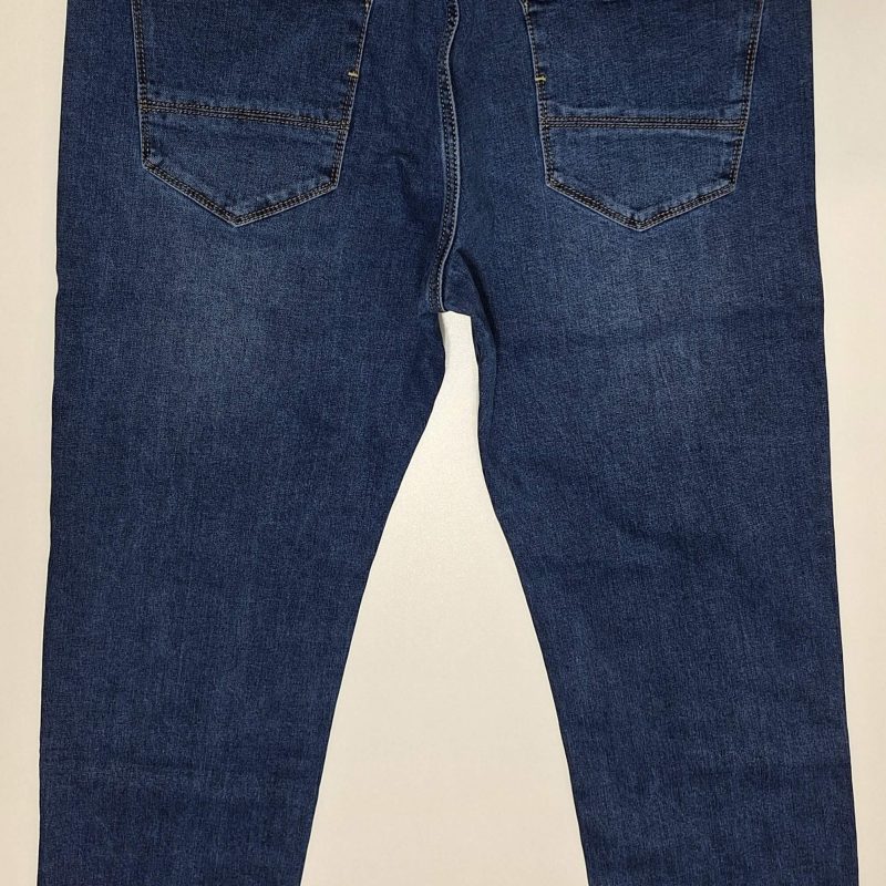 Spodnie jeansowe męskie duże niebieskie firma Navil model NA106