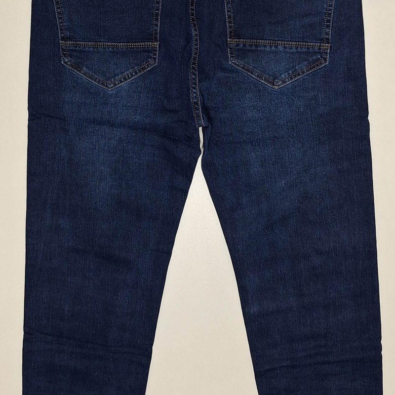 Spodnie jeansowe męskie niebieskie proste firma BaronJNS model 8771