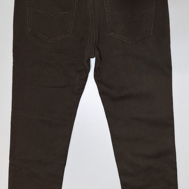 Spodnie ocieplane męskie kolor zielony proste nogawki firma Big More model F2121