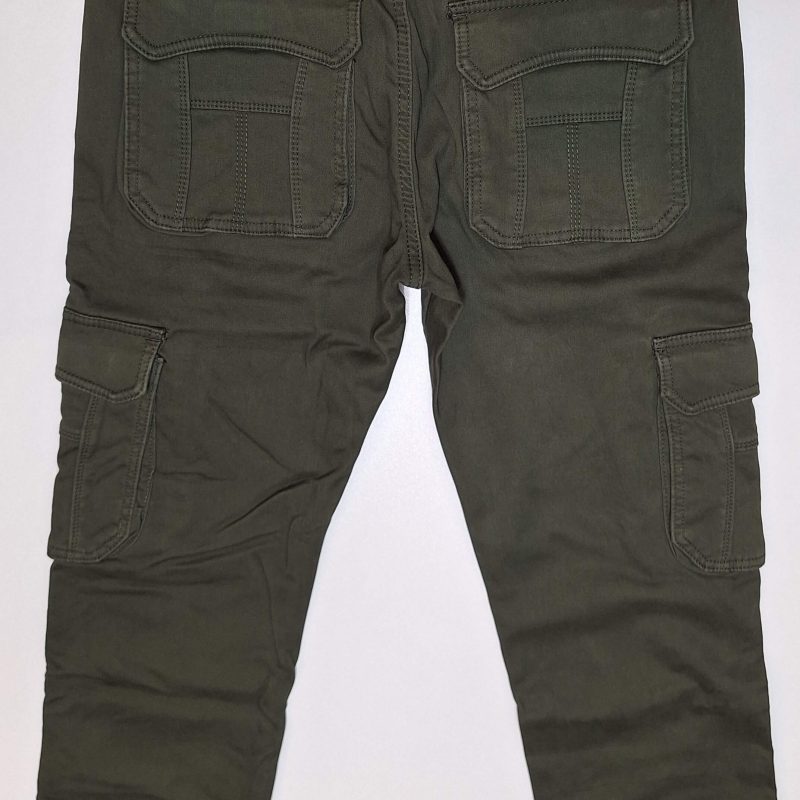 Spodnie bojówki zielone zimowe ocieplane polarem firma St Leon model ST28N