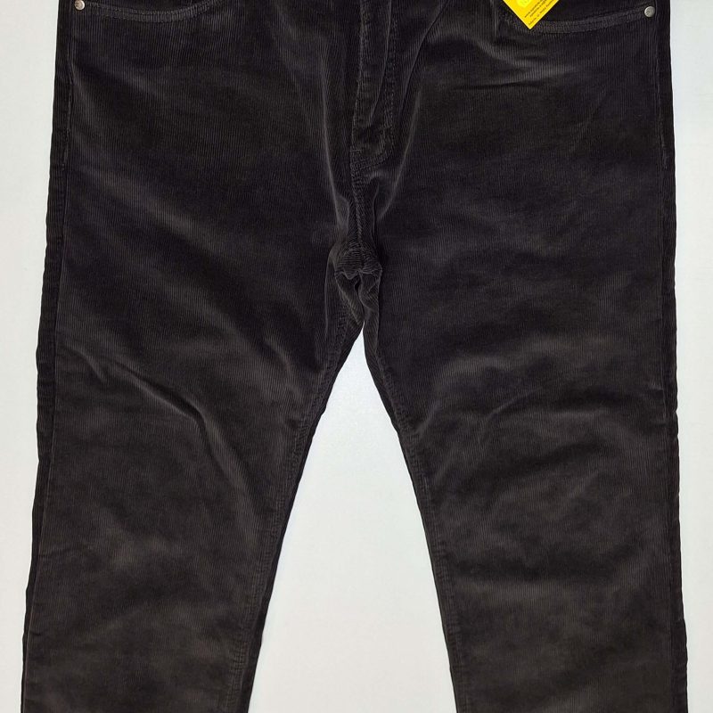 Spodnie sztruksowe męskie ocieplane zielone firmy LS Luwans model LS8464Z