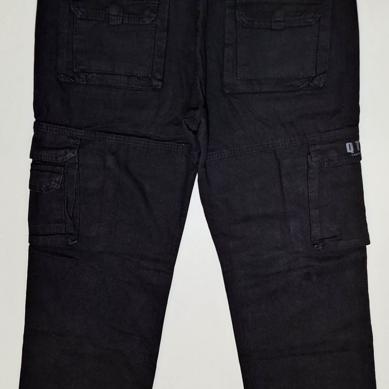 Spodnie bojówki czarne szerokie nogawki firma Quatro model LD9-CV