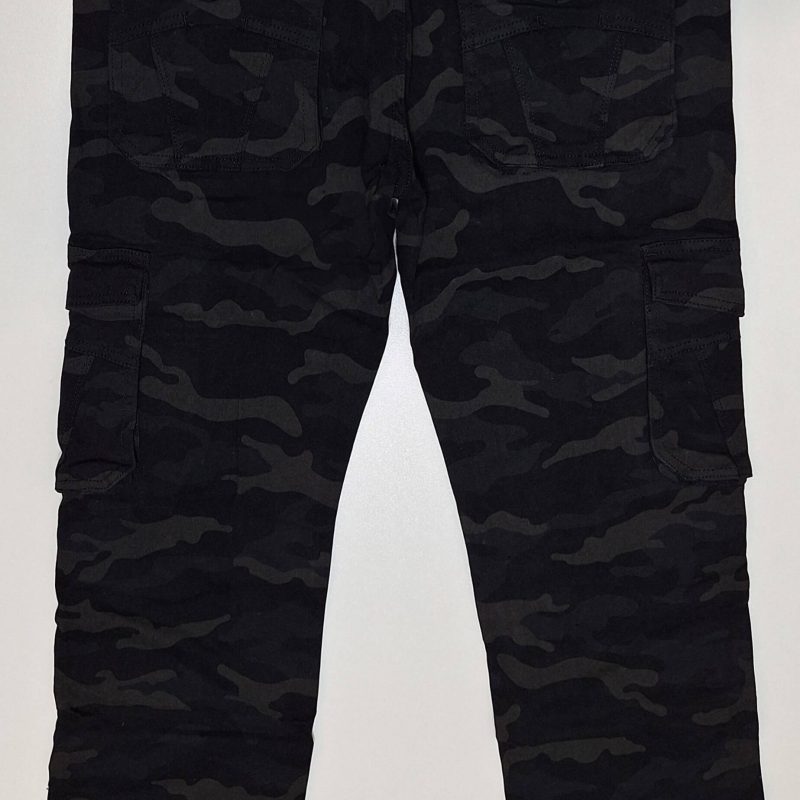 Spodnie bojówki ciemne moro elastyczny materiał firma St. Leon f model TC2