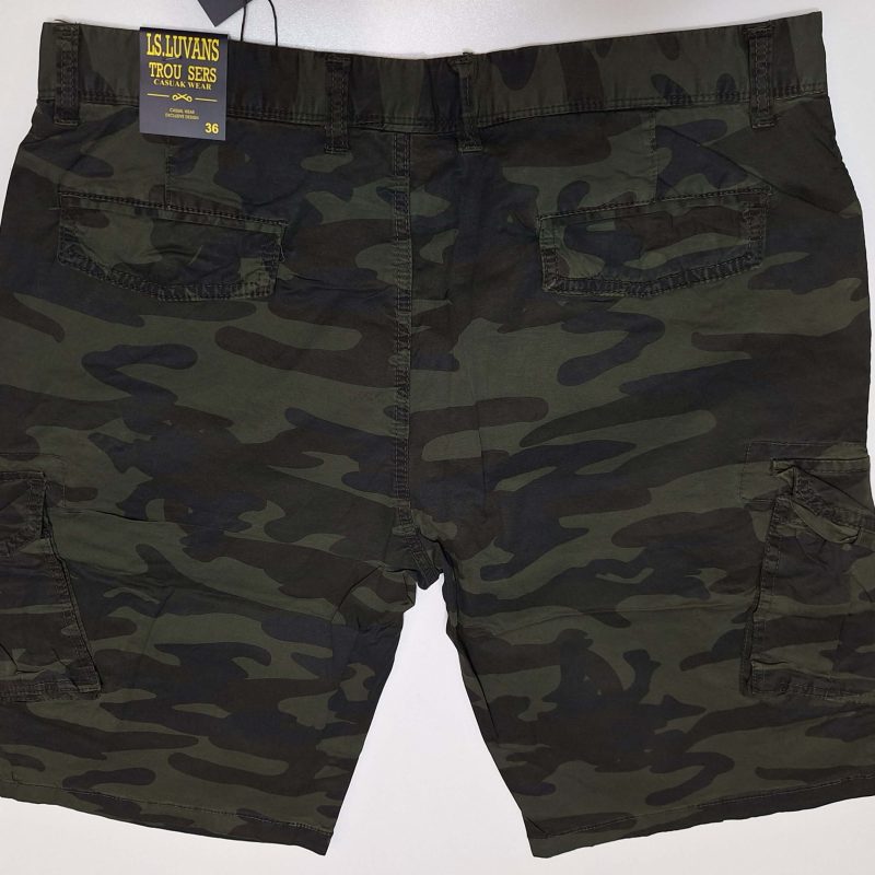 Spodenki bojówki zielone moro krótkie firmy LS Luvans model D9226
