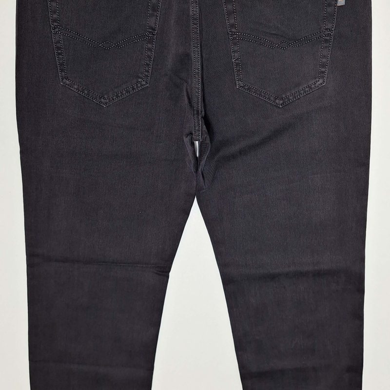 Spodnie męskie kolor brunatny proste elastyczne firma Savil Jeans model TA59-6